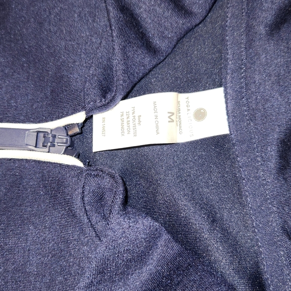 Yogalicious Navy Zip-Up Jacket - Picture 4 of 6